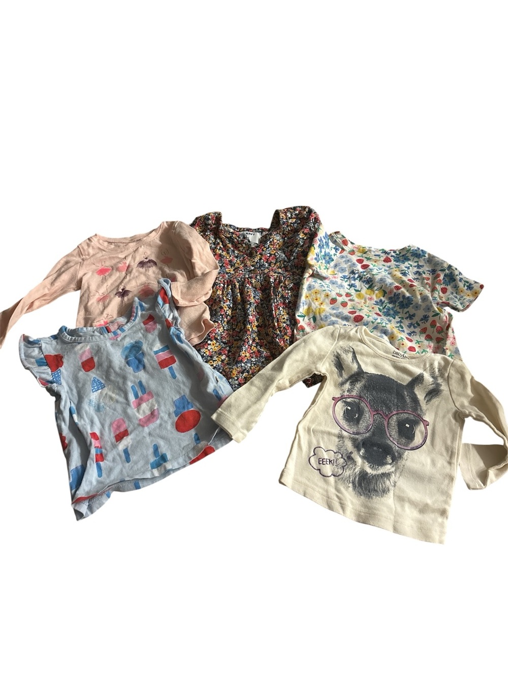Old Navy/Baby Gap Girls top bundle 12-18m